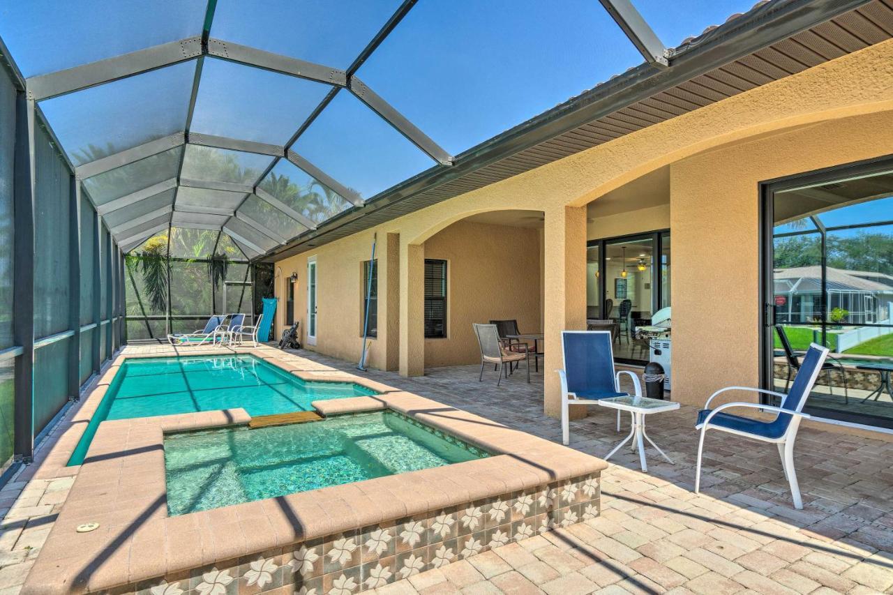 Canalfront Cape Coral Home With Patio And Grill! Ngoại thất bức ảnh