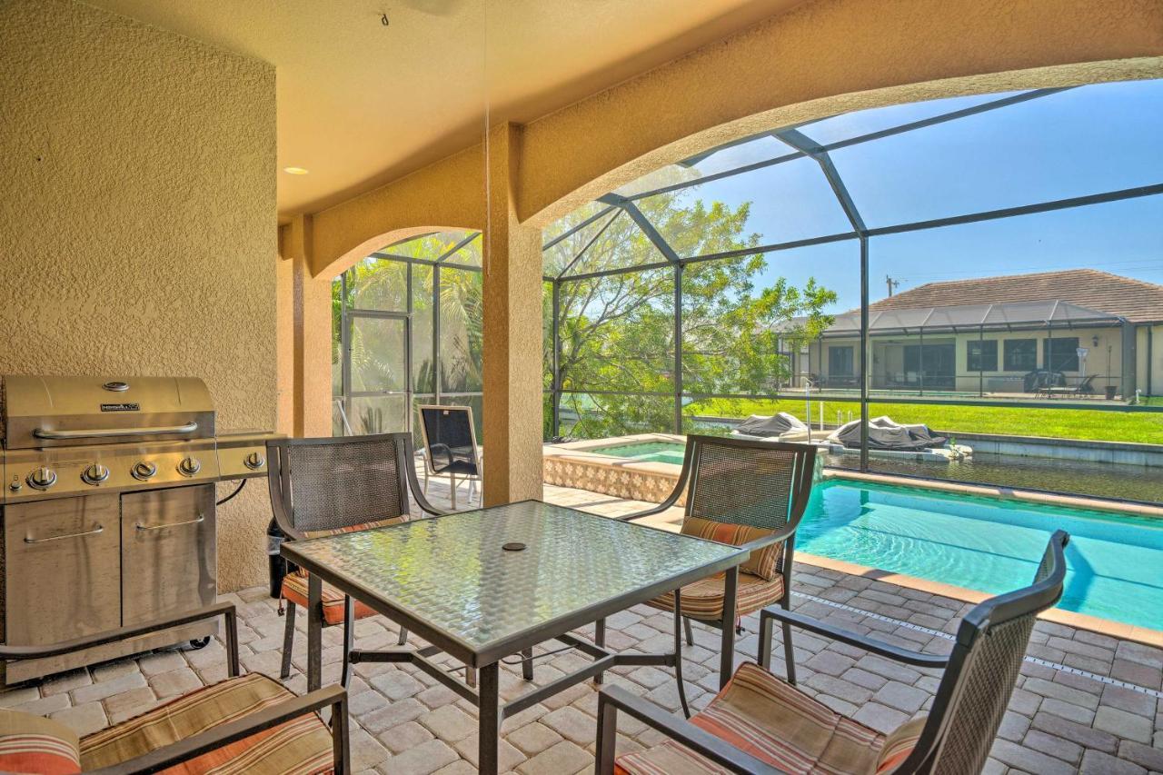 Canalfront Cape Coral Home With Patio And Grill! Ngoại thất bức ảnh