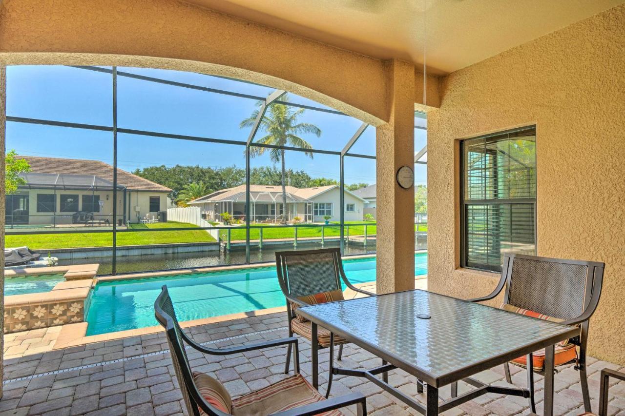 Canalfront Cape Coral Home With Patio And Grill! Ngoại thất bức ảnh
